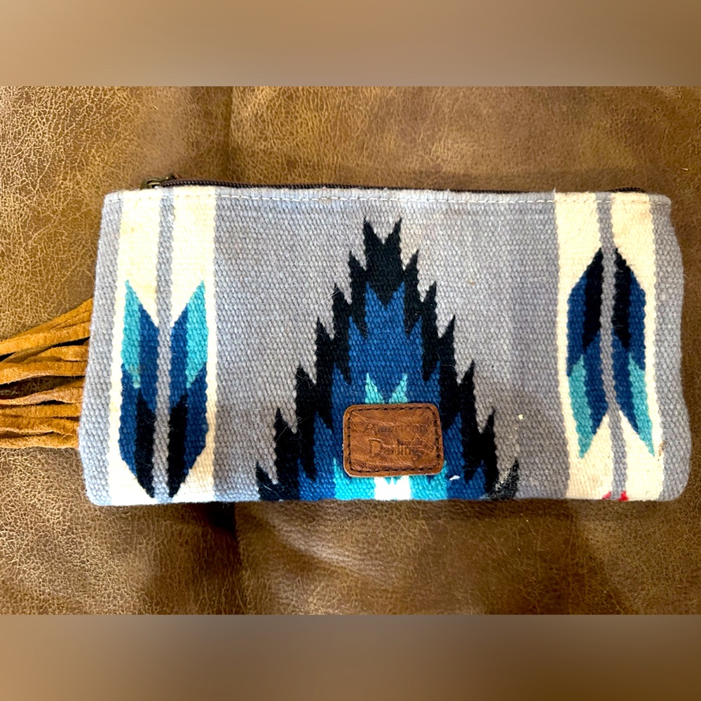 American Darling fringe wristlet